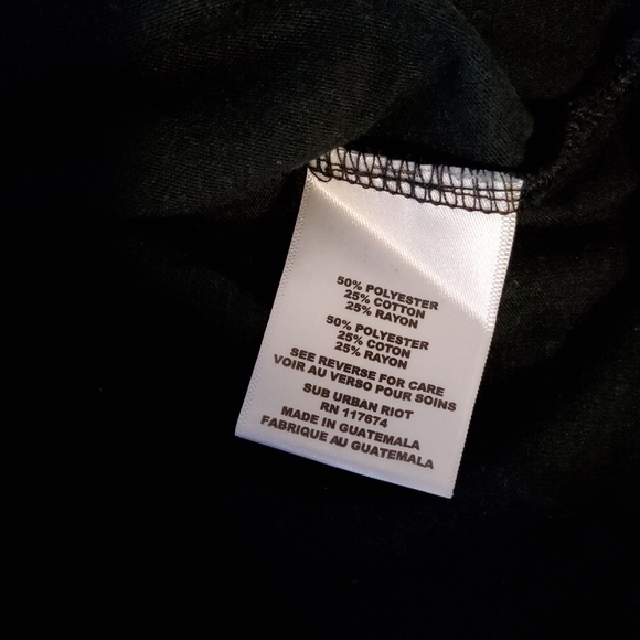 Sub_Urban Riot Classic Black Tee - Picture 6 of 6